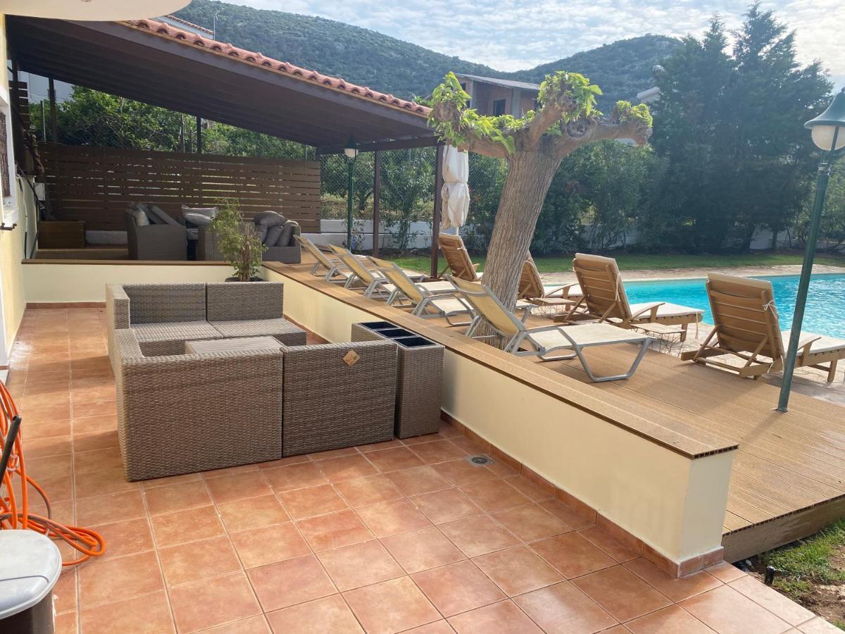 Relaxing Villa With Swimming Pool And Garden Agios Georgios  Ngoại thất bức ảnh