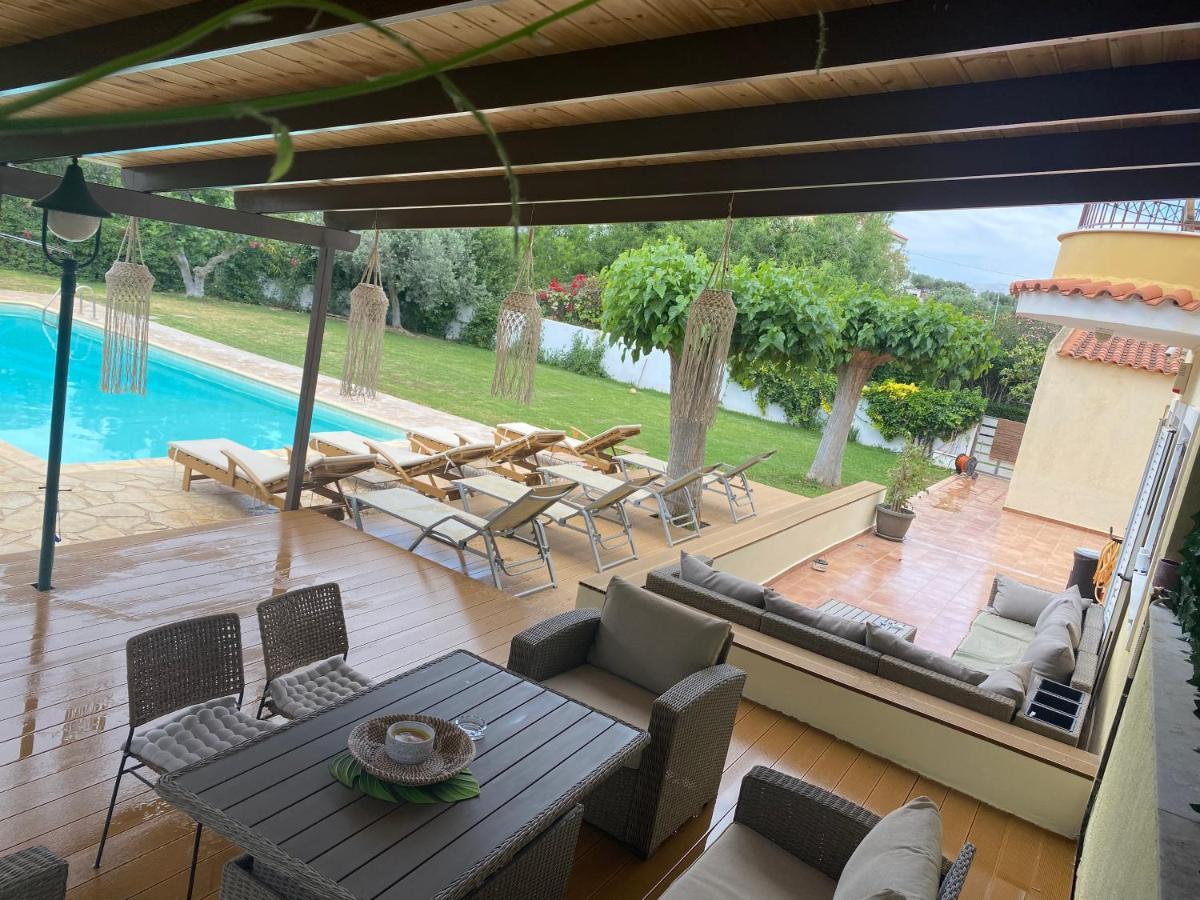 Relaxing Villa With Swimming Pool And Garden Agios Georgios  Ngoại thất bức ảnh