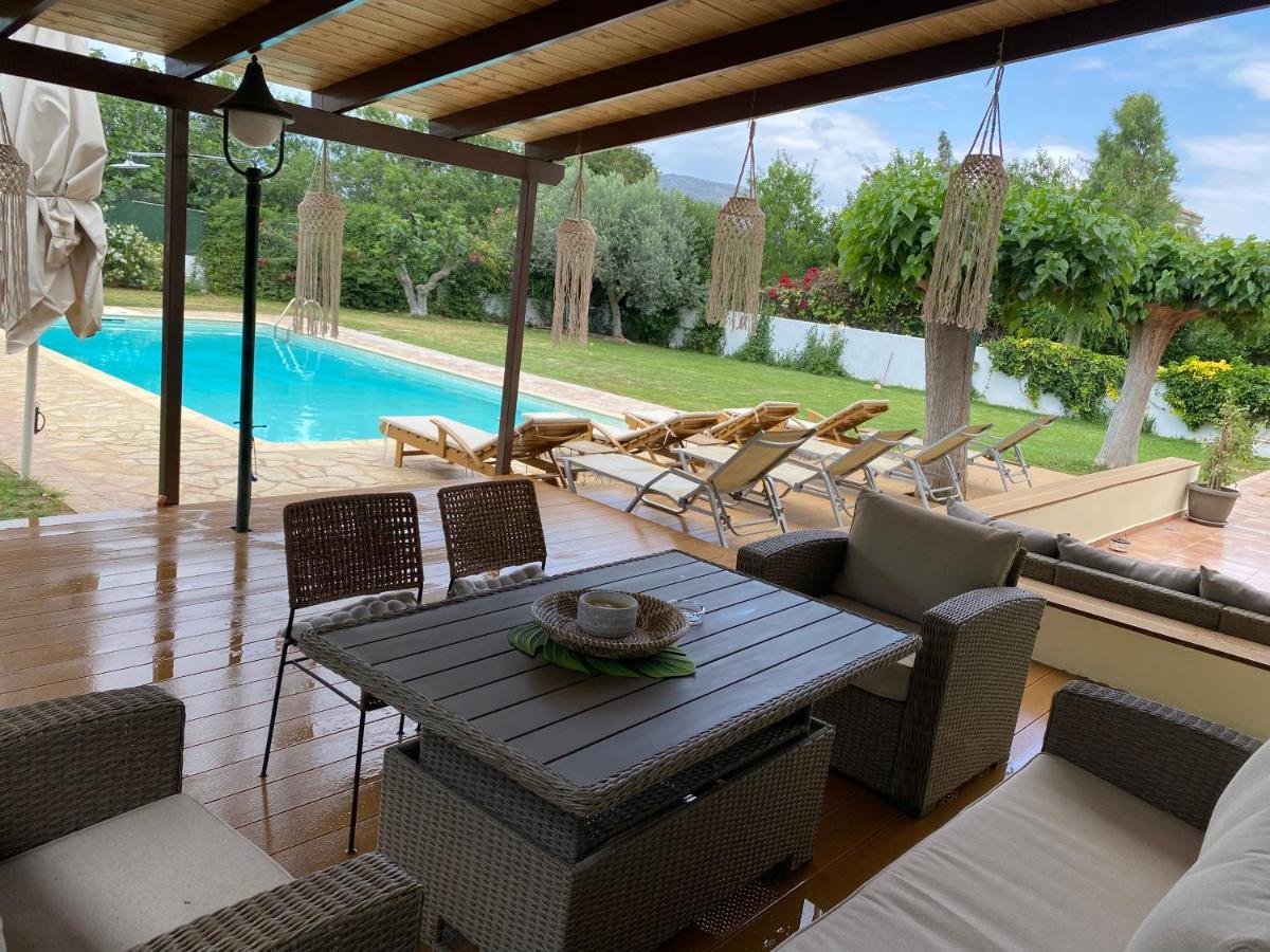 Relaxing Villa With Swimming Pool And Garden Agios Georgios  Ngoại thất bức ảnh