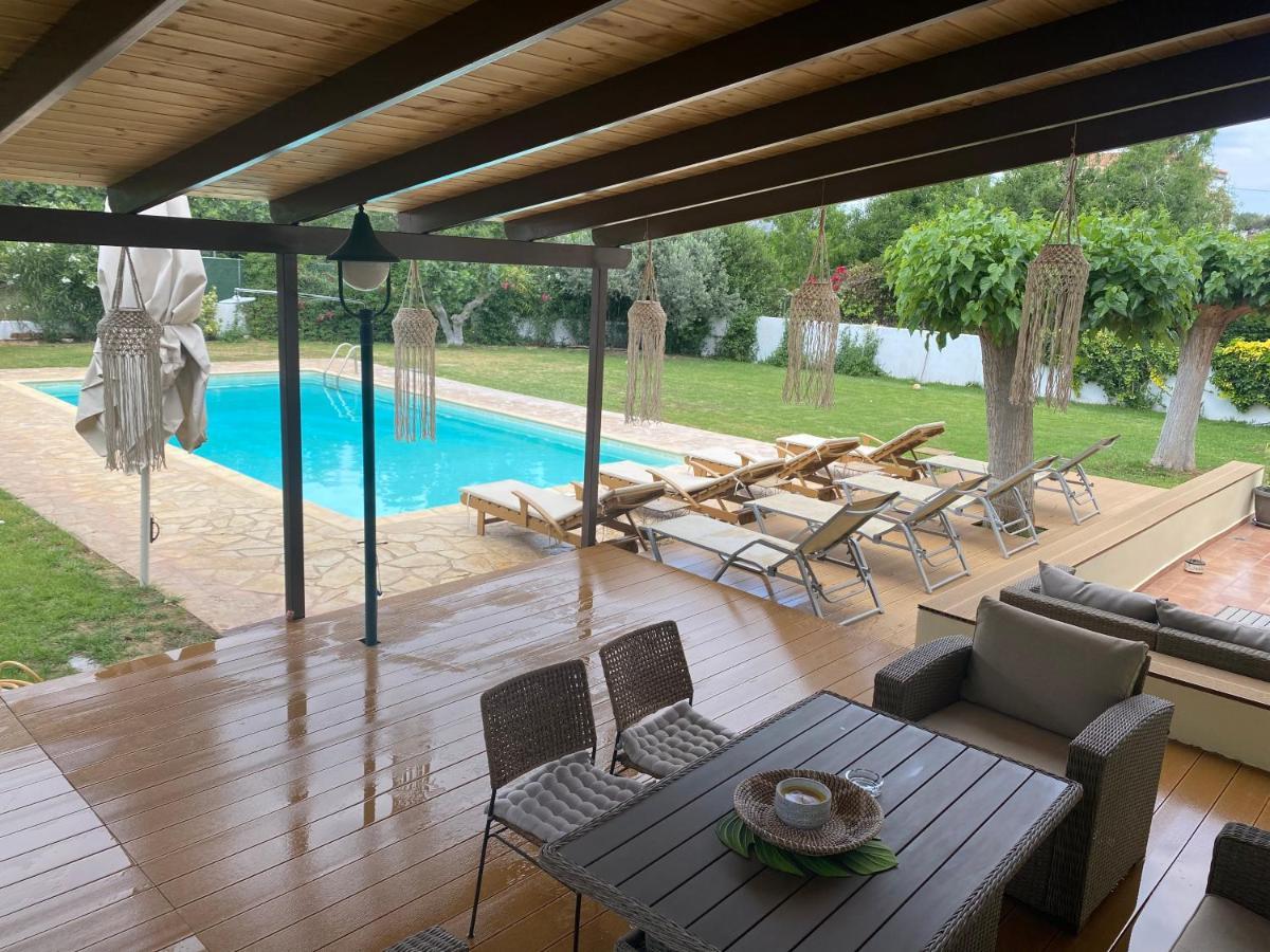 Relaxing Villa With Swimming Pool And Garden Agios Georgios  Ngoại thất bức ảnh